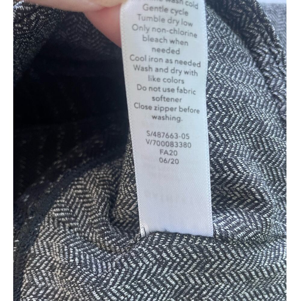 Athleta Women’s Delancey Herringbone Tight Pant Black White Size Medium Ponte - Picture 5 of 7